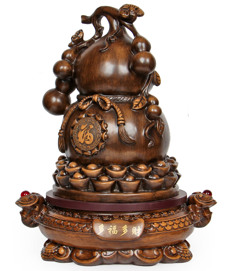 安天亲民 别墅客厅葫芦风水乔迁新居大号摆件高档家里装饰礼品摆设