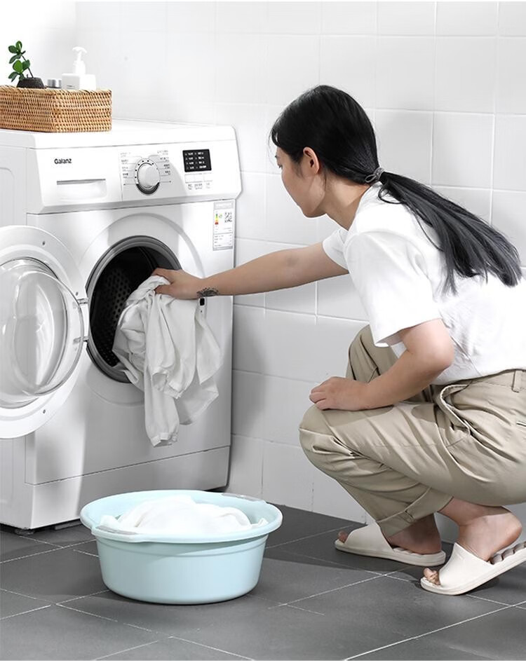 靓涤塑料水盆家用大号盆子加厚耐用洗衣衣服洗脚学生洗菜宿舍洗脸盆