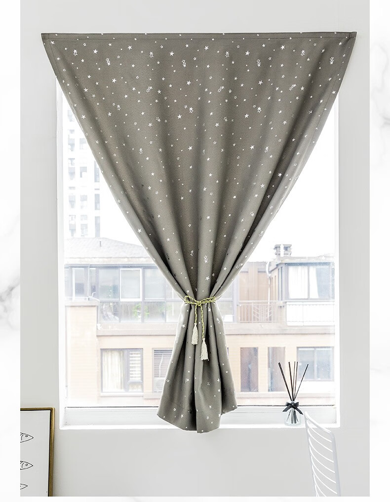 fancy queen 遮光帘 全遮光隔热防晒挡风 定制牛津布涂银窗帘成品遮阳