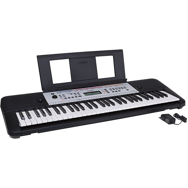 雅马哈yamaha61键便携式键盘带电源适配器ypt260电子琴演奏成人儿童