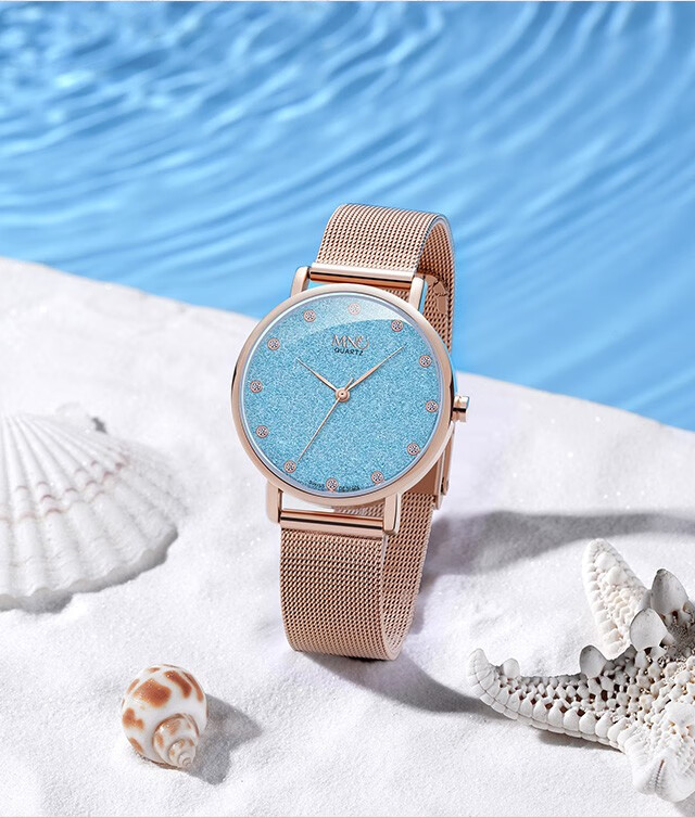 mno梦梭手表女简约气质少女ins风学生石英女表高中女生中学生时尚小巧