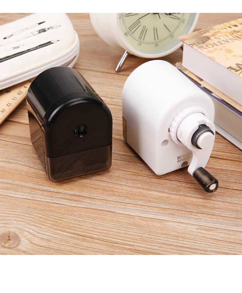 晨光mg削笔器自动进铅削笔刀手动转笔刀米菲款便携式学生儿童专用削笔