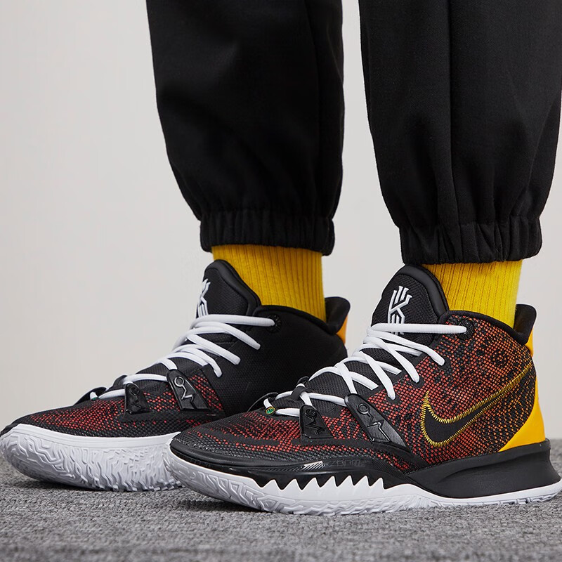 nike耐克男女鞋kyrie7欧文7造物主黑白黑蓝运动篮球鞋cq9327400dc05