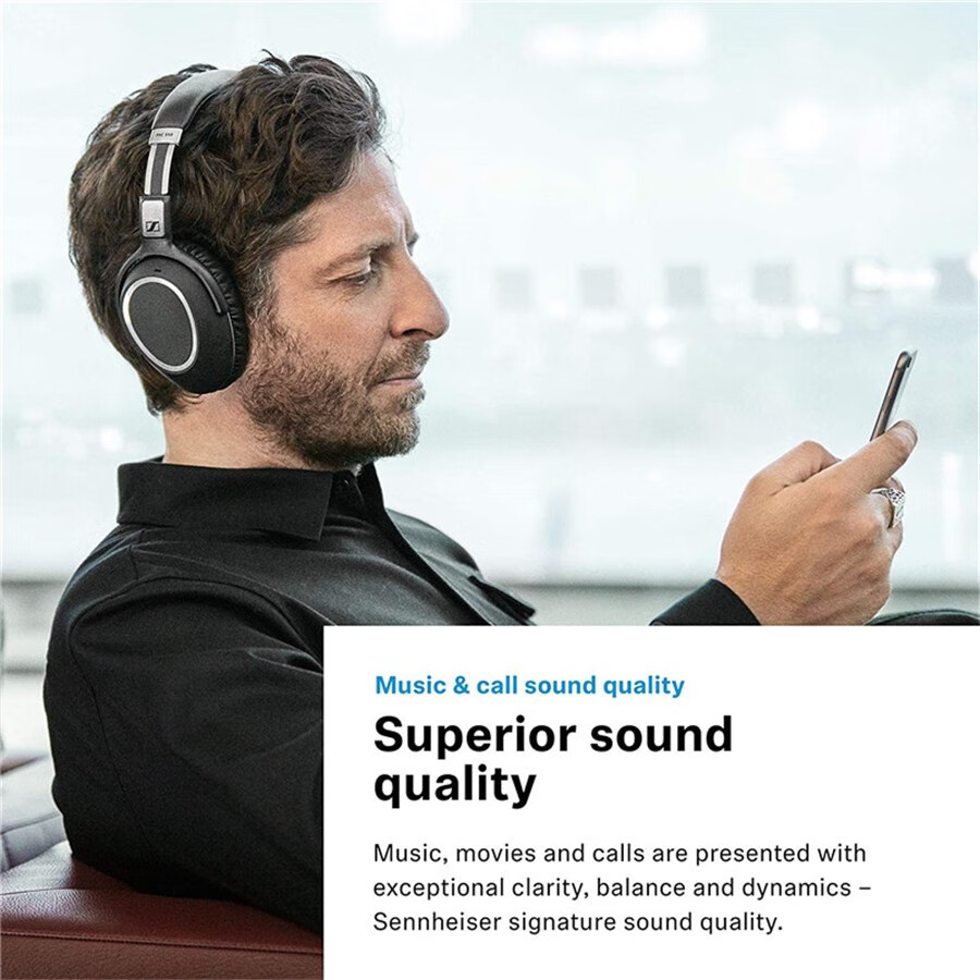森海塞尔(sennheiser) 新款pxc 550 无线蓝牙耳机 自适应降噪功能 30