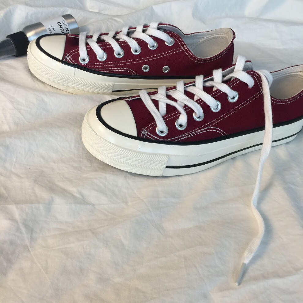 南衣库nyk 韩国春季新款一双万年百搭复古色休闲板鞋帆布鞋情侣款男女