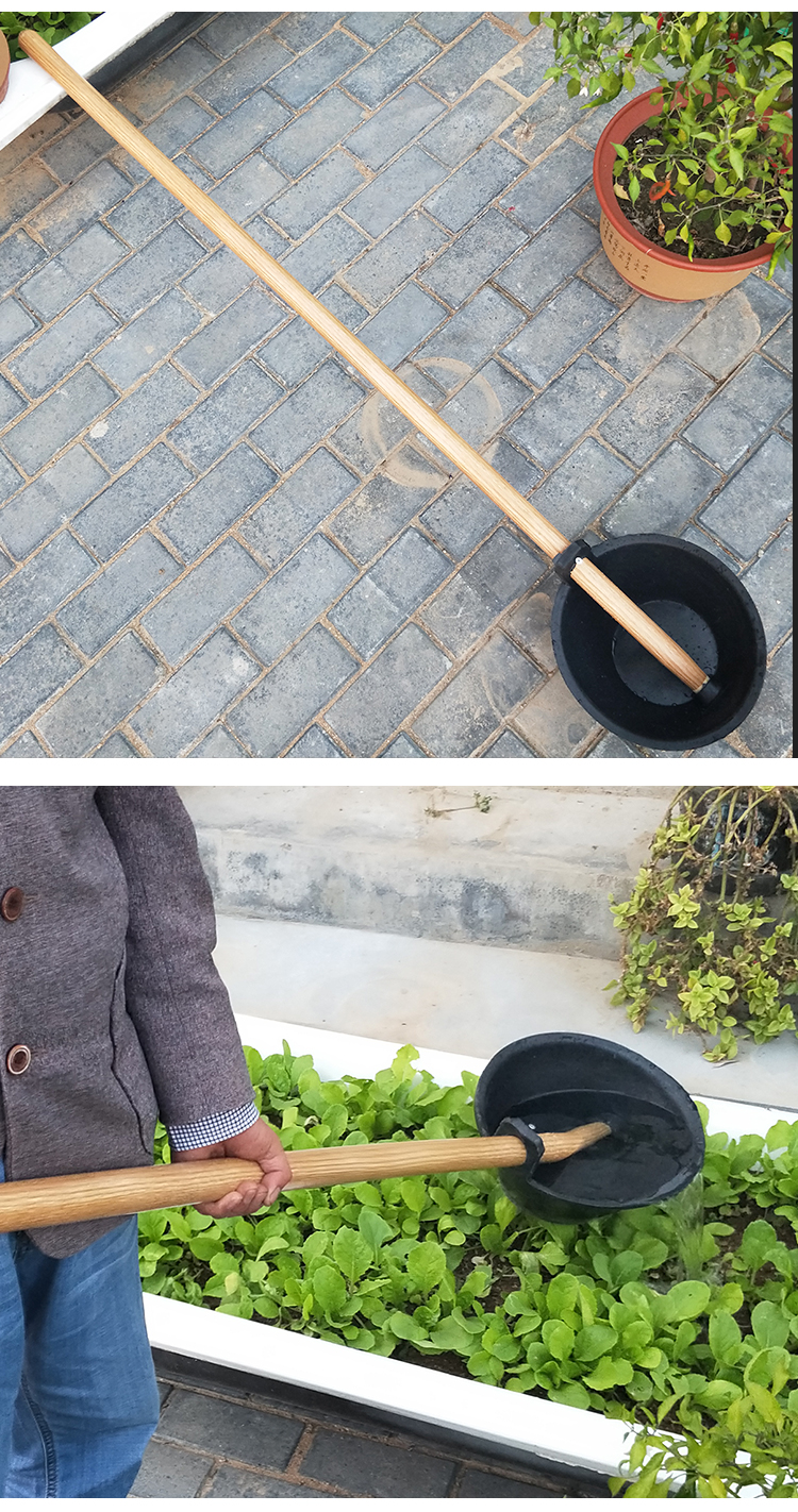 柯必达大粪勺长柄长把水勺水瓢浇花浇菜勺子塑料加长粪掏瓢粪瓢加厚