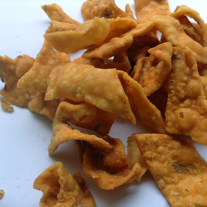 5折 1000g 赣南于都特产香辣烧卷子豆巴子瓦角酥三角酥毛仔熟食辣条