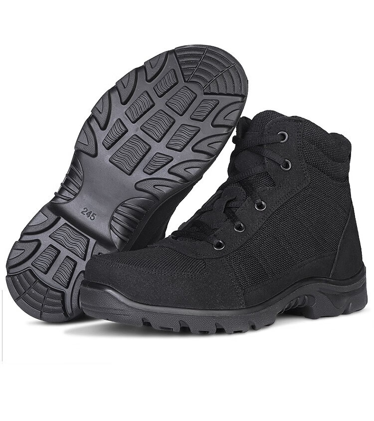 冬季新式17轻便防寒靴男加绒加厚荒漠登山鞋羊毛靴东北雪地靴防水作战