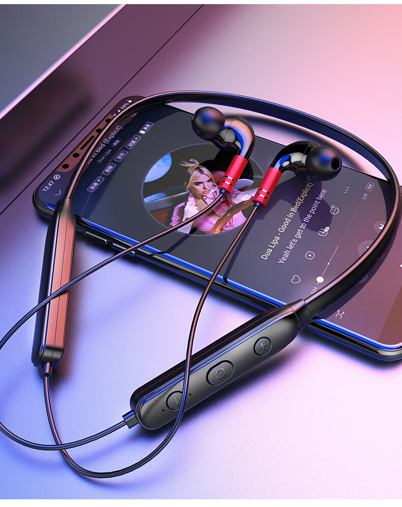 适用华为nova7无线蓝牙耳机挂脖p40/p30pro超长续航电量nova6/5pro半