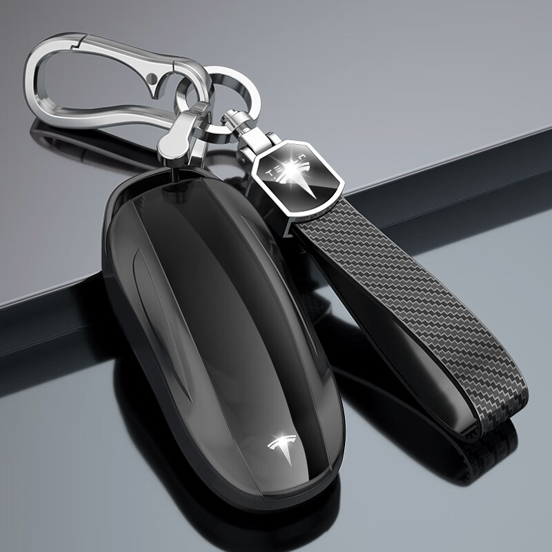 适用于tesla特斯拉model3钥匙套modely钥匙包modelx汽车钥匙壳高档扣