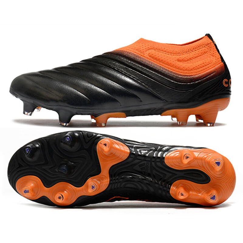 耐尅联名迪巴拉针织白桔20fg钉足球鞋copa20长钉袋鼠皮天然草足球鞋
