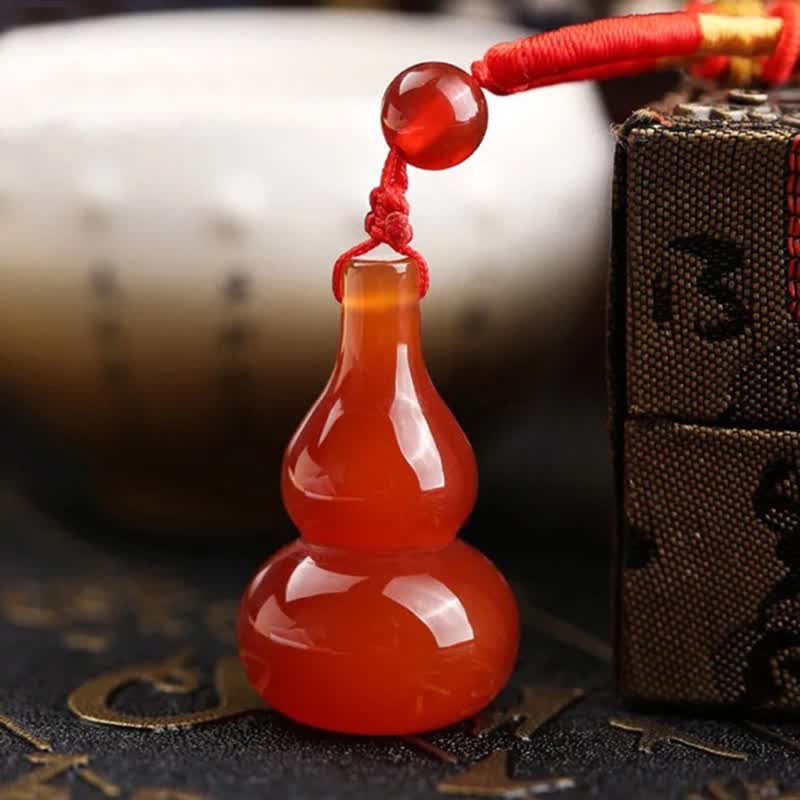 玉越 红色玛瑙葫芦吊坠挂坠【图片 价格 品牌 报价】-京东