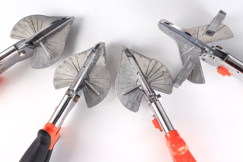 适用可调线槽剪刀角度剪45度木工扣条专用90度多功能电工卡条折边钳子