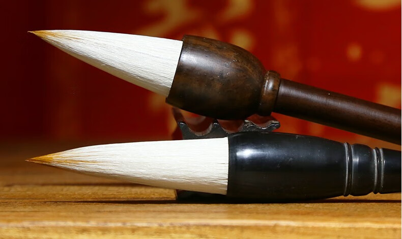 国家非遗传人佘征军制大提斗毛笔京抓兼毫抓笔大号春联福字毛笔榜书大