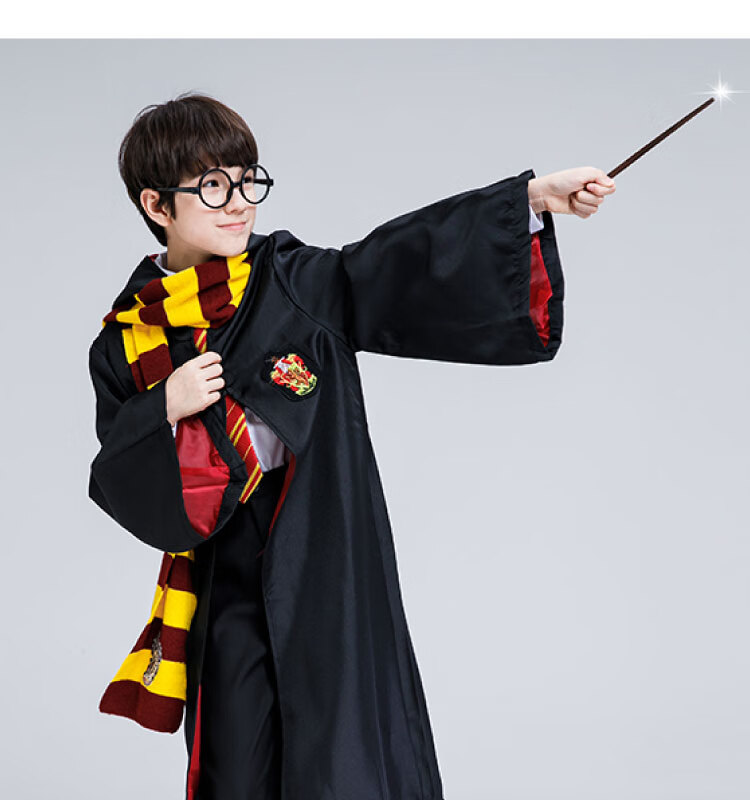 哈利波特服饰儿童角色扮演服装哈利波特披风全套魔法学院校服harry