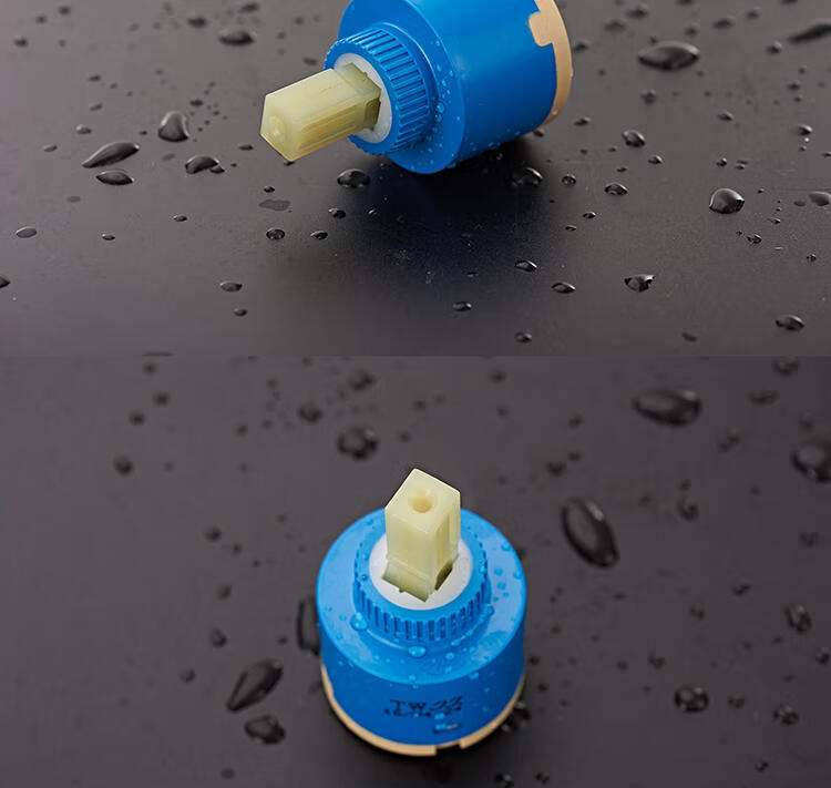 台湾久久单向阀芯陶瓷冷热阀芯3540mm家用水龙头混水配件水龙头芯垫