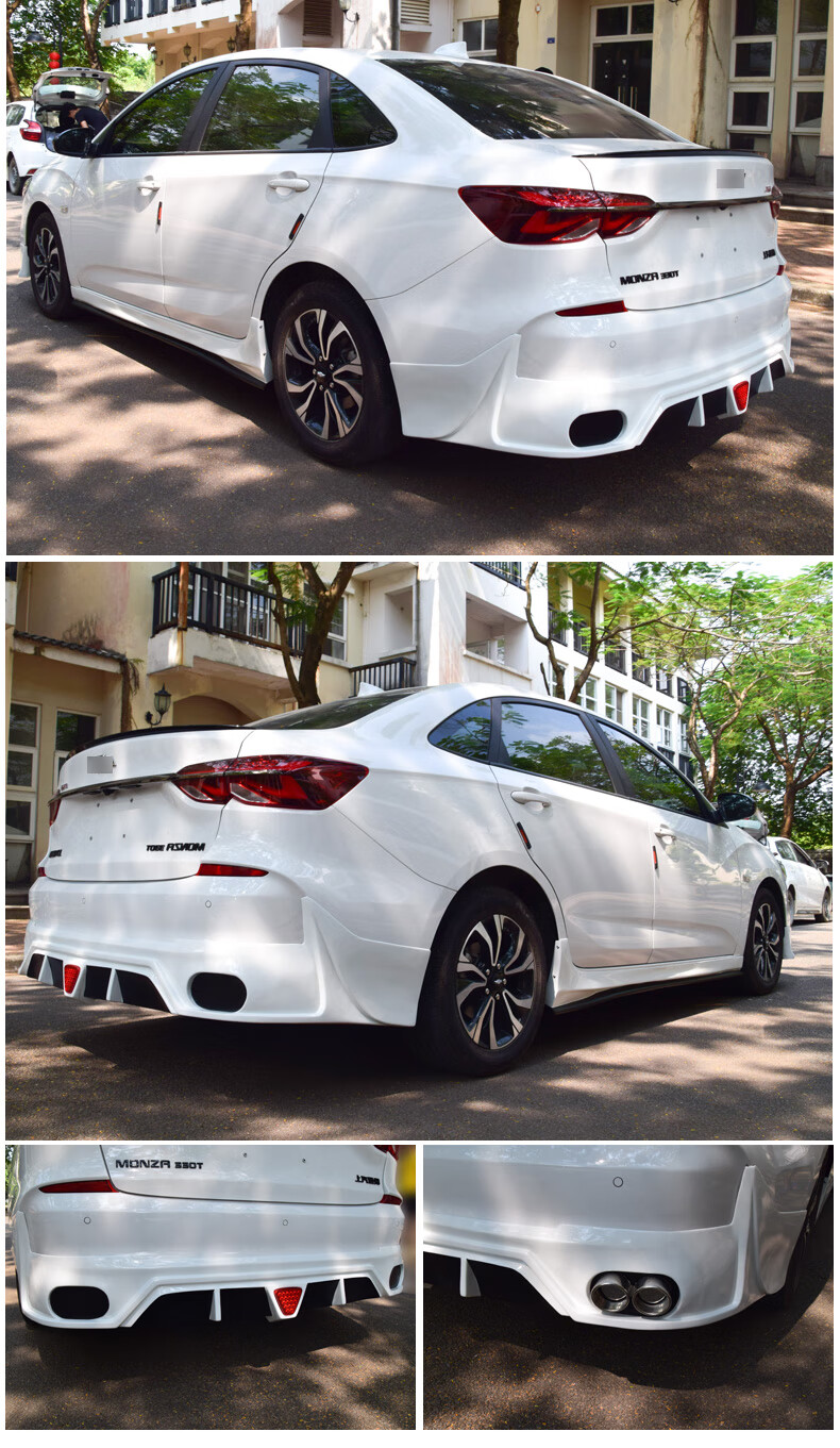 19雪佛兰科鲁泽rs改装大小包围前后唇侧裙下铲克鲁泽rs小包围 后唇