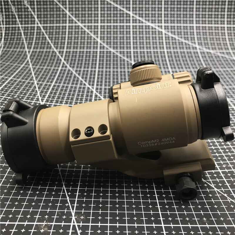 户外aimpointm2红点瞄准镜红膜高透光全息瞄准器m2还原版直臂黑色标准
