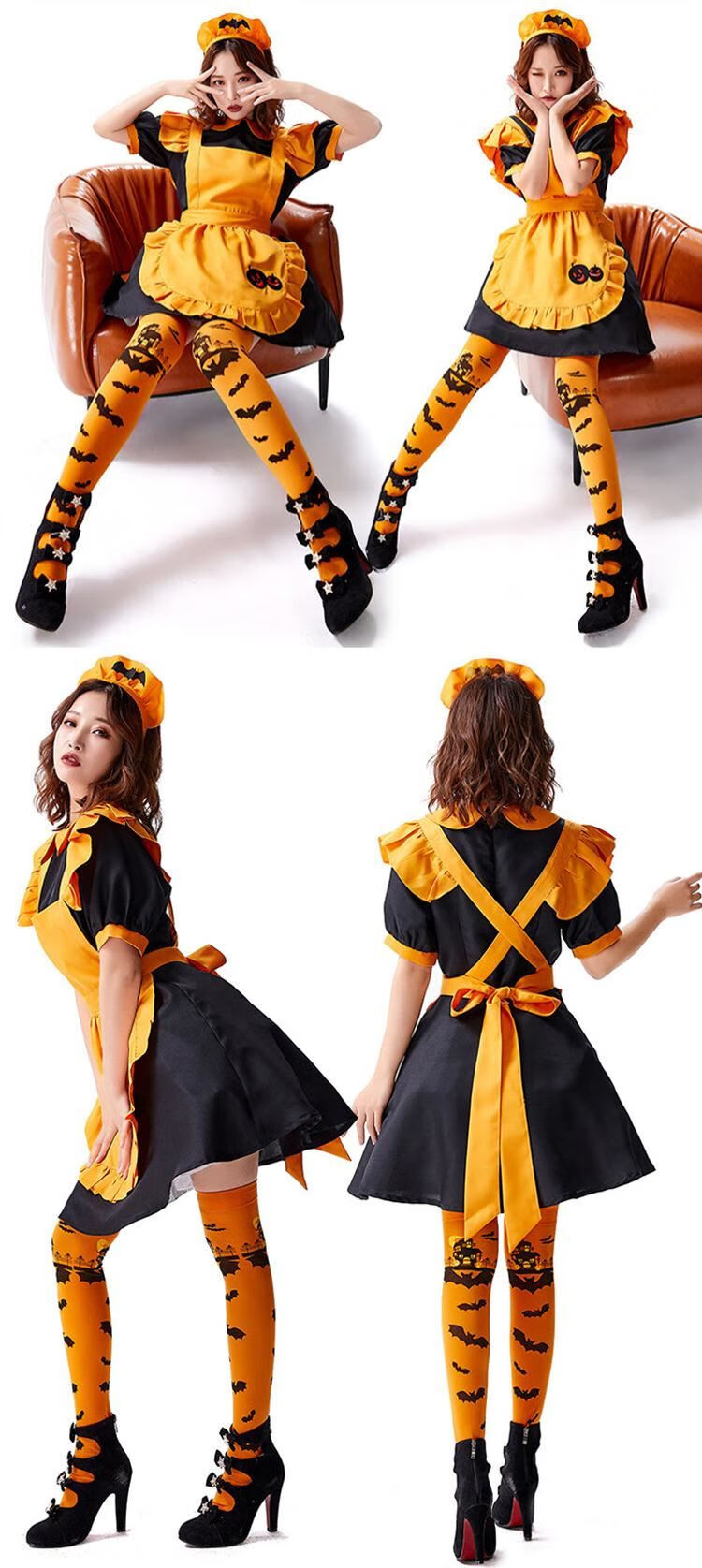 万圣节服装女大人吸血鬼服饰角色扮演cos服女巫僵尸新娘衣服 披肩小