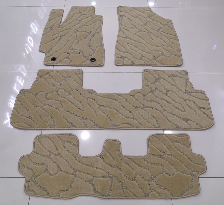 汽车绒面地毯式毛绒脚垫丰田汉兰达09款12款16款汉兰达原厂版型车款