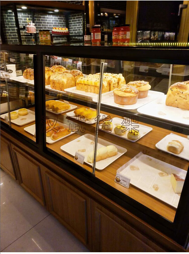 偌倍特面包柜面包展示柜边柜货架抽屉式陈列架蛋糕柜台铁艺蛋糕展示柜