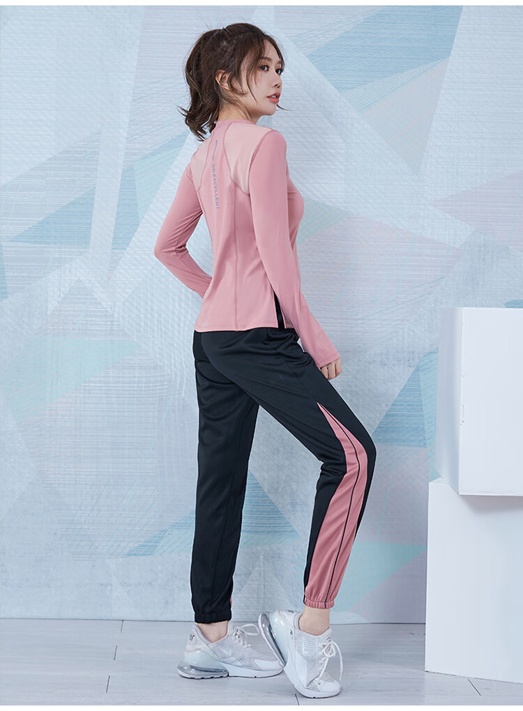 晚晴初wanqingchu轻奢品牌显瘦运动裤女宽松束脚跑步长裤收口健身裤子