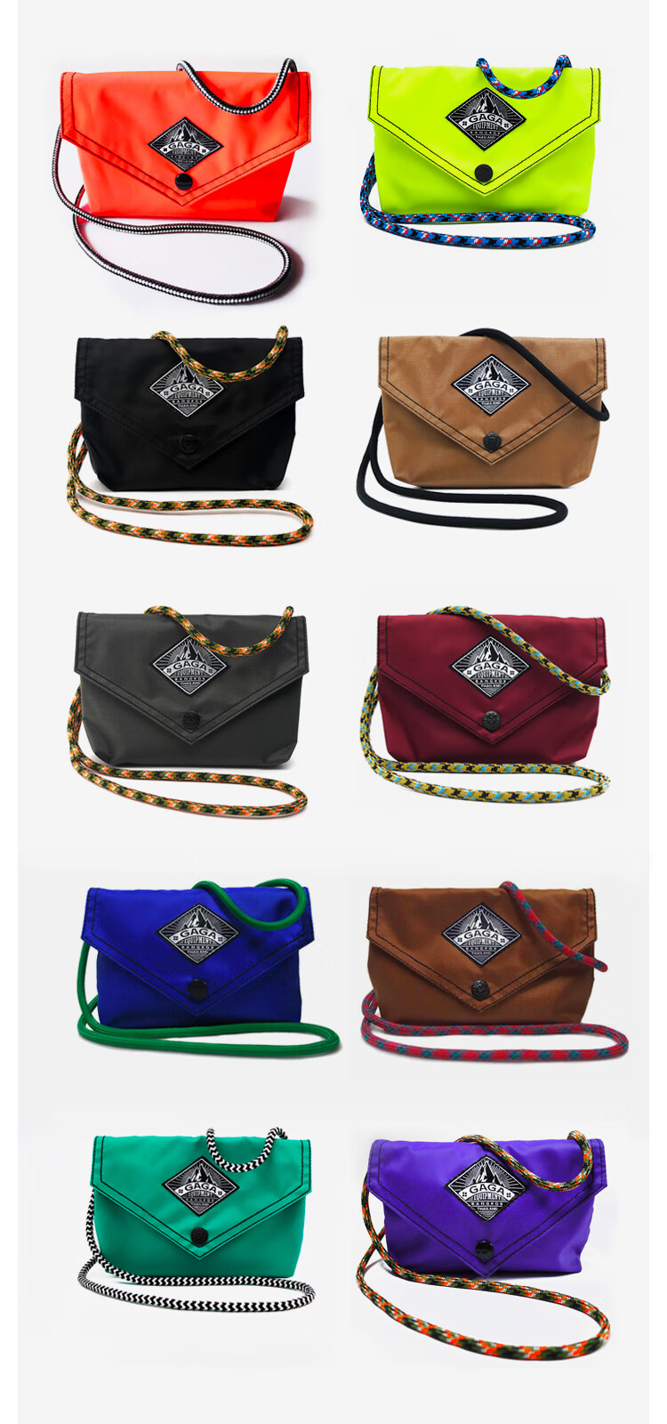 泰国潮牌gaga包mini bag单肩斜挎包女2022新款时尚百搭手机小方包送