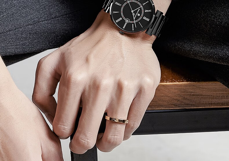 意大利品牌adamgallagherag男士手表男款简约时尚商务石英腕表超薄