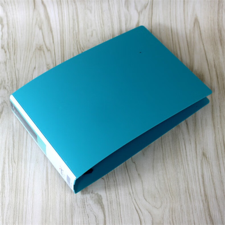 a5横式文件夹打孔夹2孔活页夹票据夹资料夹快递单夹4cm温妤蓝色