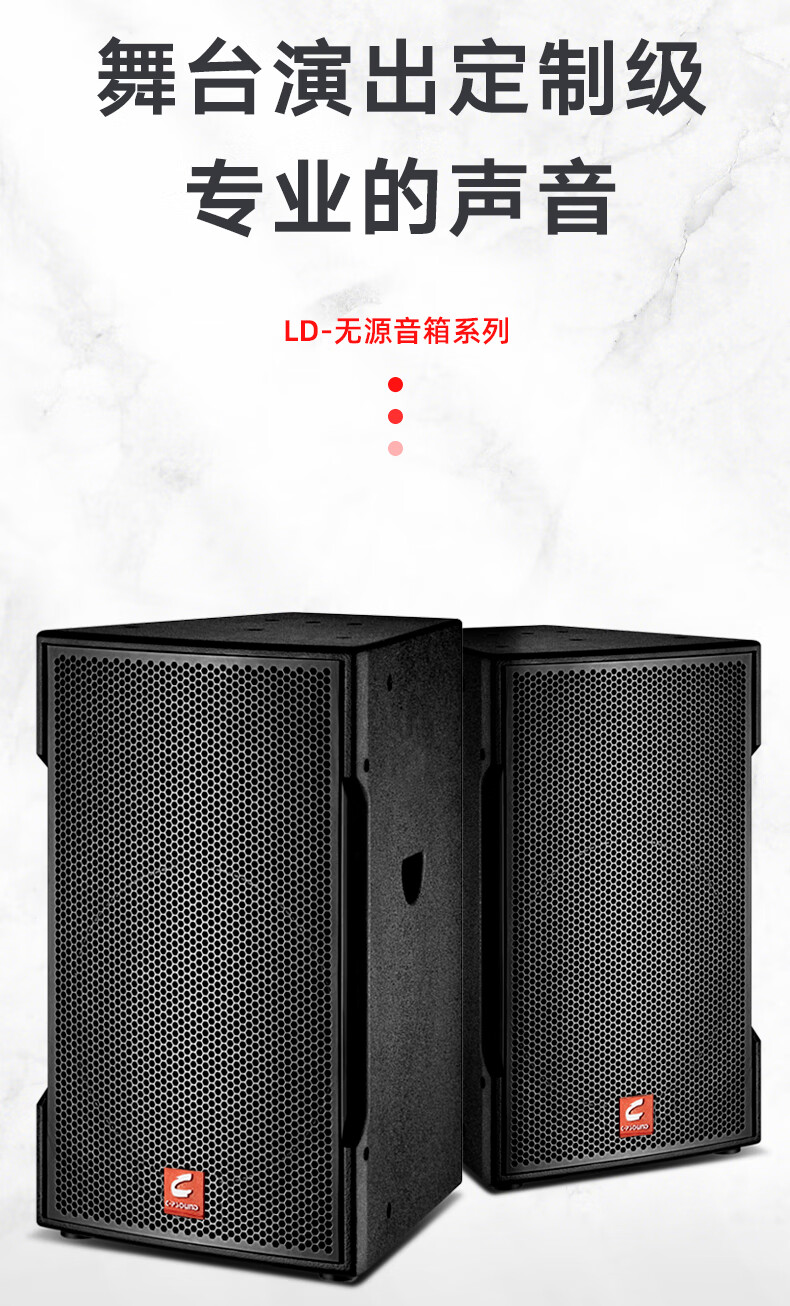 cpsoundc牌ld10ld12ld15专业会议多功能厅浴足主扩辅助音箱音响ld10单