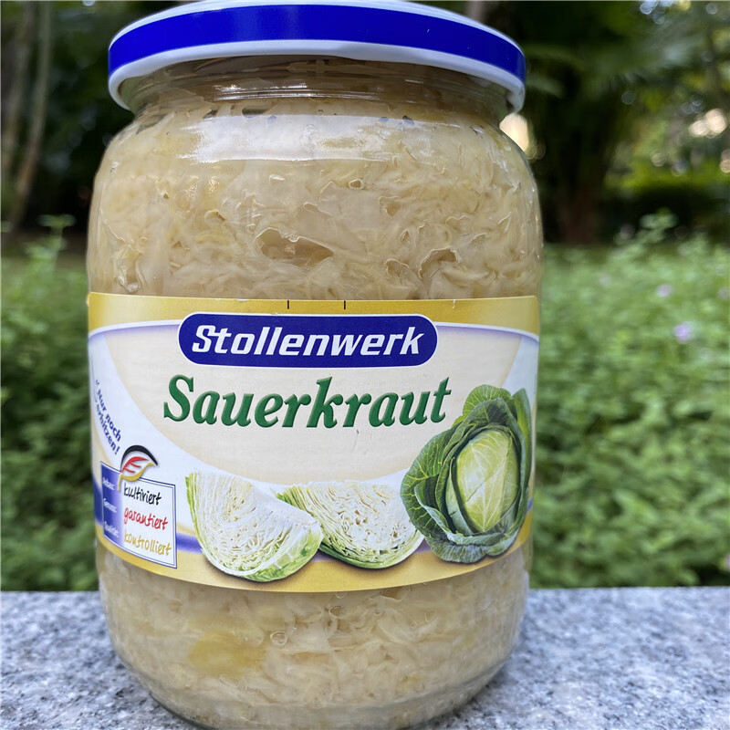 680g德国进口碧绿屋酸椰菜 酱腌菜罐头stollenwerk sauerkraut