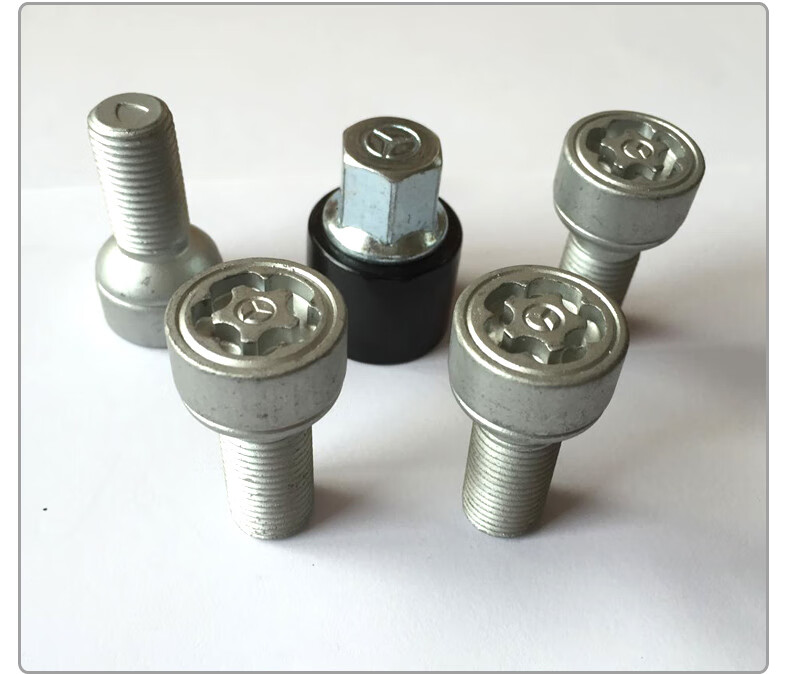 c180 c200 gl450 s350 ml350 奔驰 轮胎防盗螺丝 (奔驰)长款黑色【单