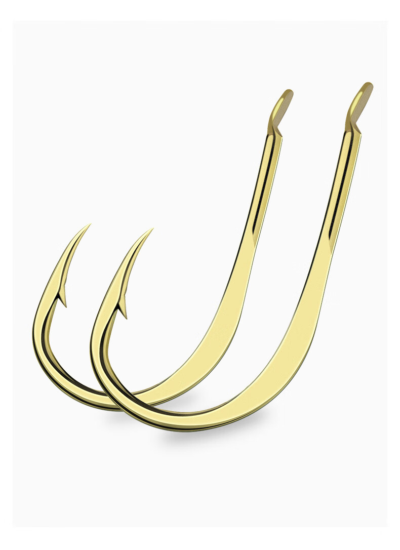 日本进口正品铜突千又鱼钩散装倒刺防脱不跑鱼的胴突垂钓鱼钩 胴突