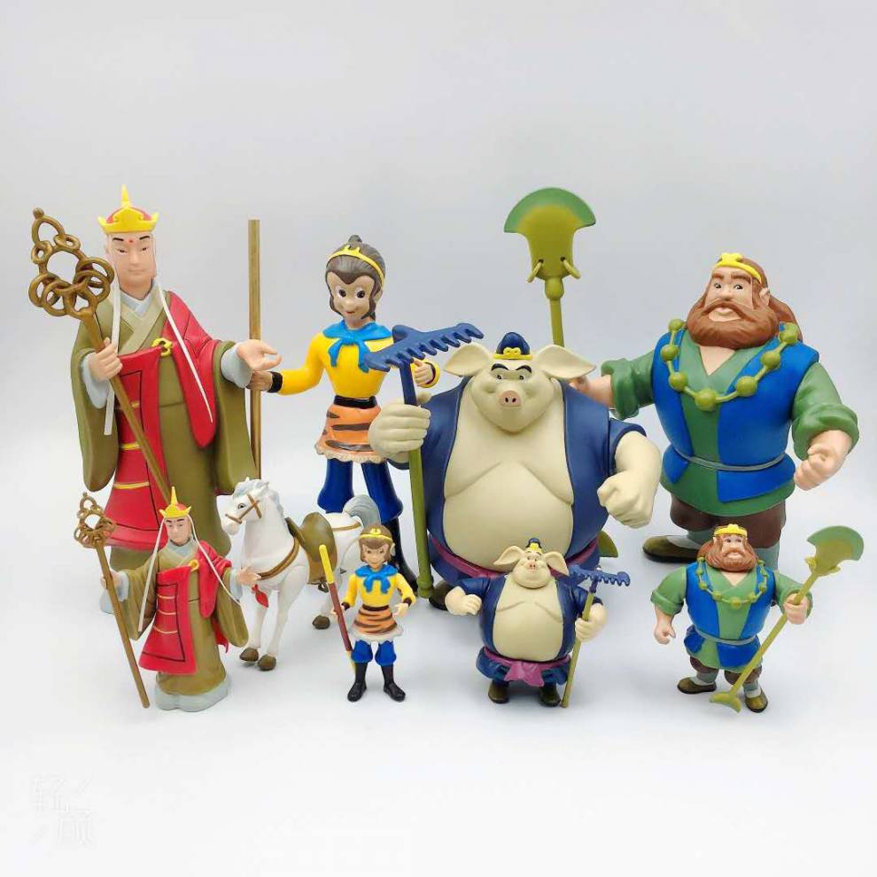 西游记手办 全国全新央视正版关节可动西游记手办玩具朝玩盲盒孙悟空