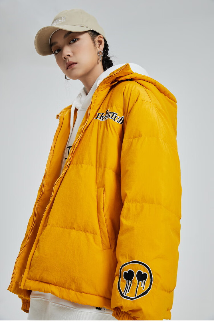 【inxxstreetlab】hypestuff 潮牌可脱卸帽短款羽绒服