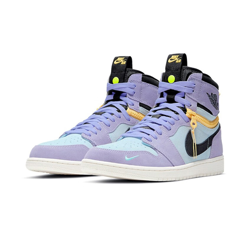 严选好物耐克男鞋nikeairjordan1aj1switch换帮休闲板鞋烟灰拉链换帮