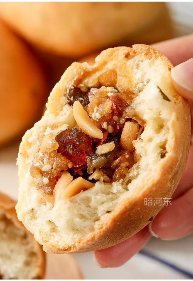 山西运夏县特产枣蛋馍馉圈馍手工烤制特产本地特色小吃 10个枣蛋馍10