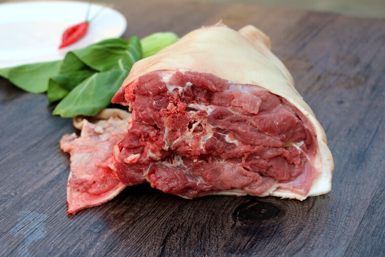 新鲜羊脖子 带皮羊脖子5斤 山羊脖子 山羊肉 羊蝎子放养山羊新鲜现杀