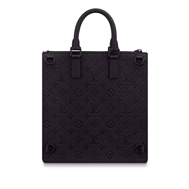 路易威登lv男包sac plat牛皮老花链条单肩手提邮差包 m55924黑色代购