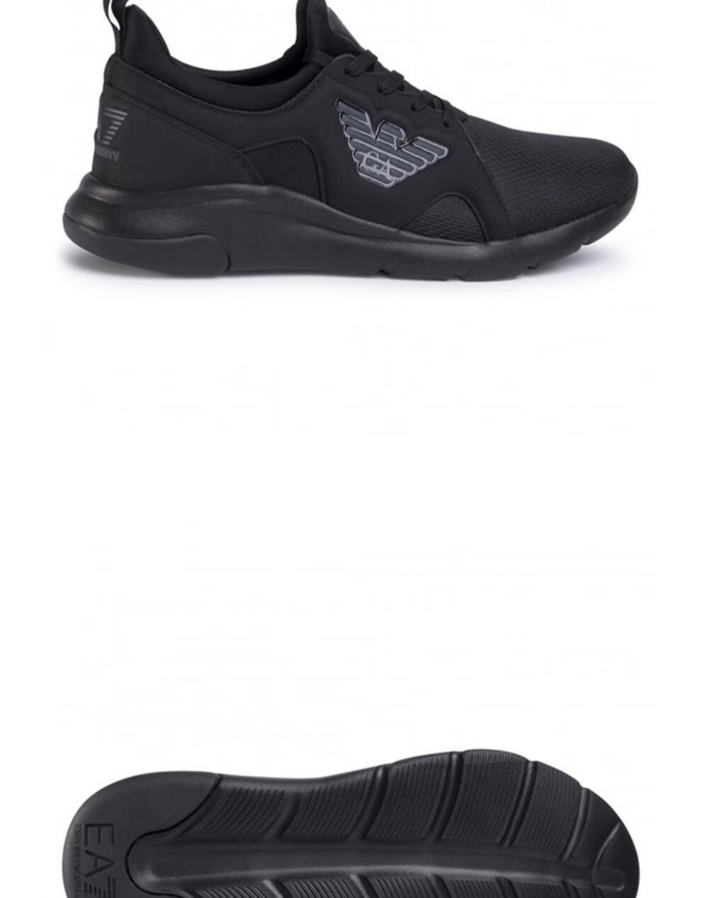 armani阿玛尼男鞋休闲鞋ea7鞋子男士网面透气鹰标运动鞋白色0001x8x