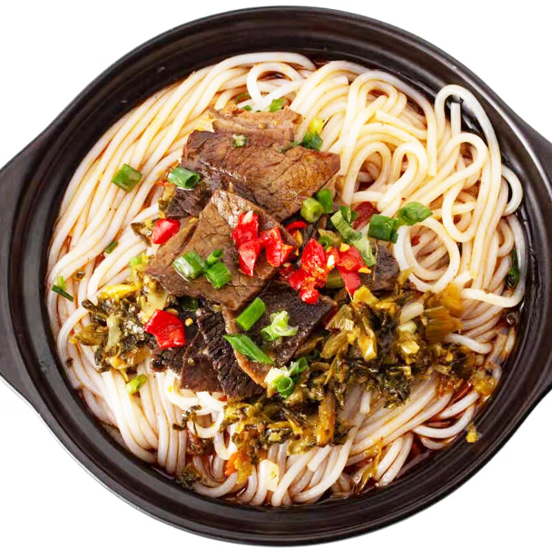 牛肉粉速食方便带红烧麻辣浇头调料包 粉小德-牛骨汤粉455g/袋【图片