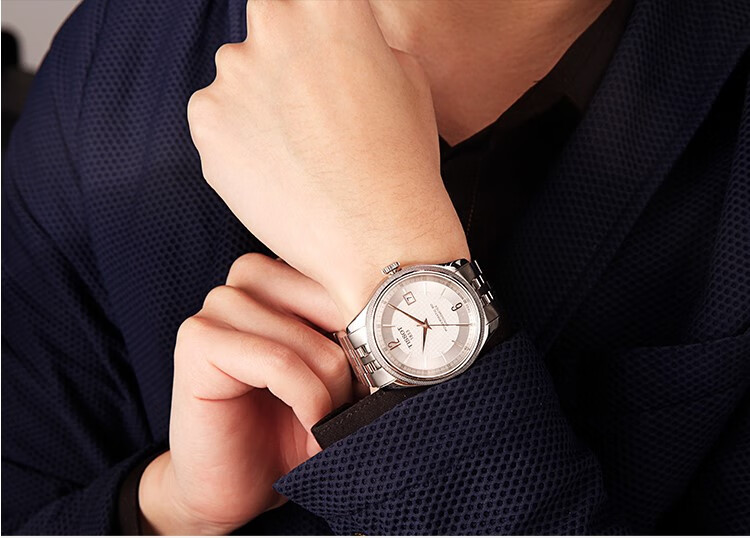 pofunuo适用天梭1853表链t108钢带宝环t108408at108208a男女款钢表带