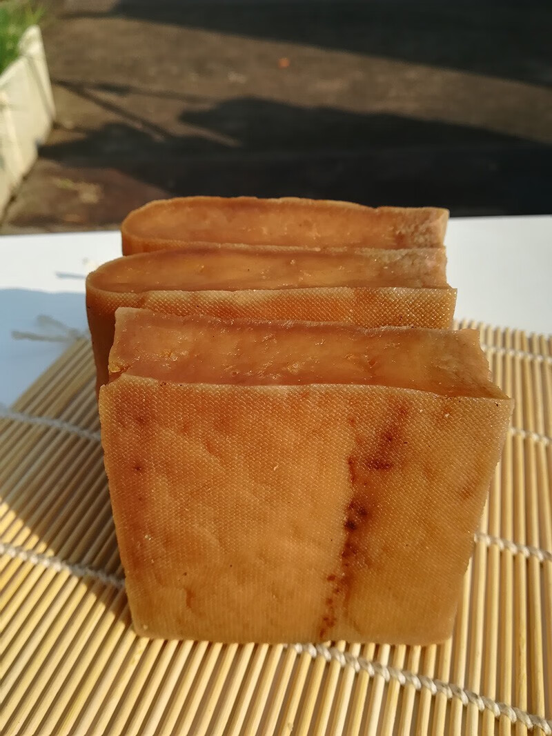 惠维湖南常德澧县特产腊干子晒干子风干豆腐800g非烟熏香干农家干货