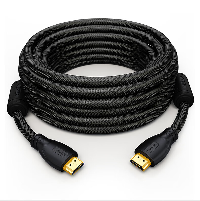 山泽hdmi线高清电视电脑连接显示器信号机顶盒投影仪音视频延长线