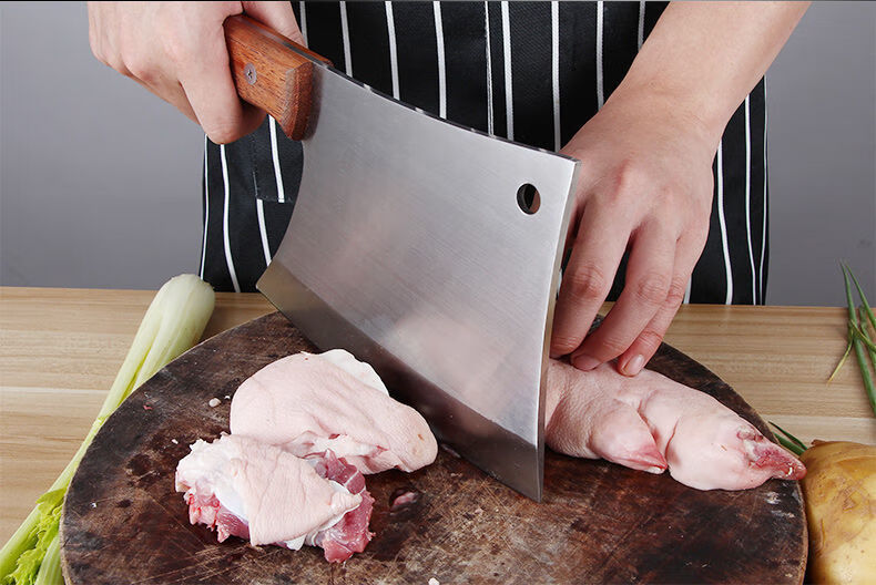 剁骨刀加厚斧头刀斩骨切骨砍骨头刀杀猪刀 砍骨斧-小号【图片 价格