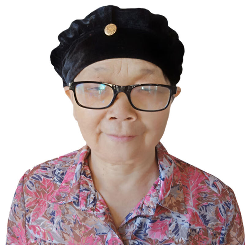 芭雅莲老太太帽子春季老年人帽子女奶奶春秋薄款透气包头套冬季加绒头