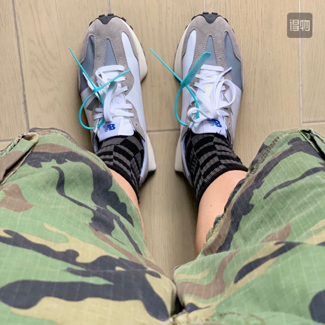 新款nb327系列 双色拼接灰色 复古运动休闲慢跑步鞋 ms327laa/lab