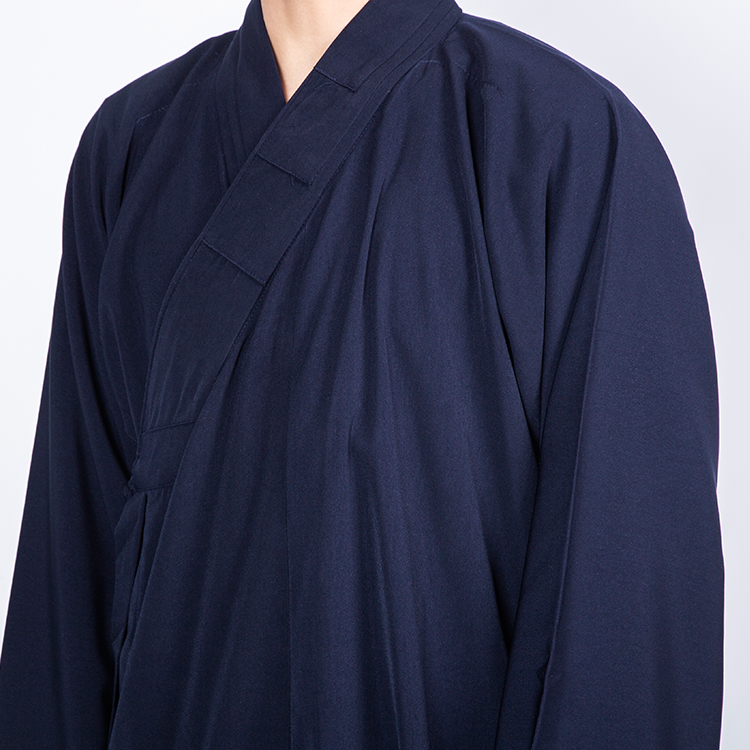 檀典道袍棉布长袍道服道衣道教服装法衣大领道装道士服装道教长衫身高