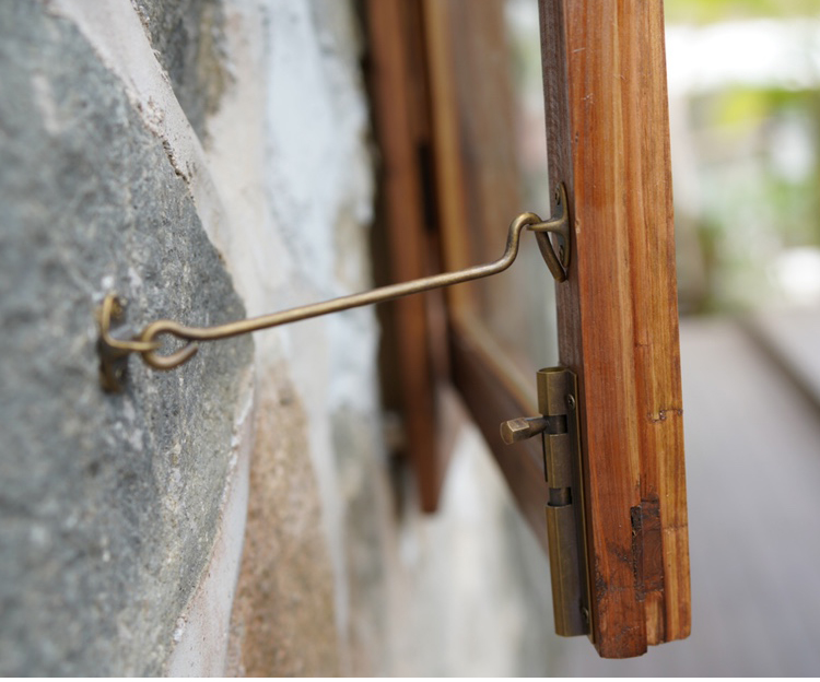 双张聚之宝五金老式全铜风钩窗钩扣木窗窗户防风钩风勾窗勾纯铜加粗