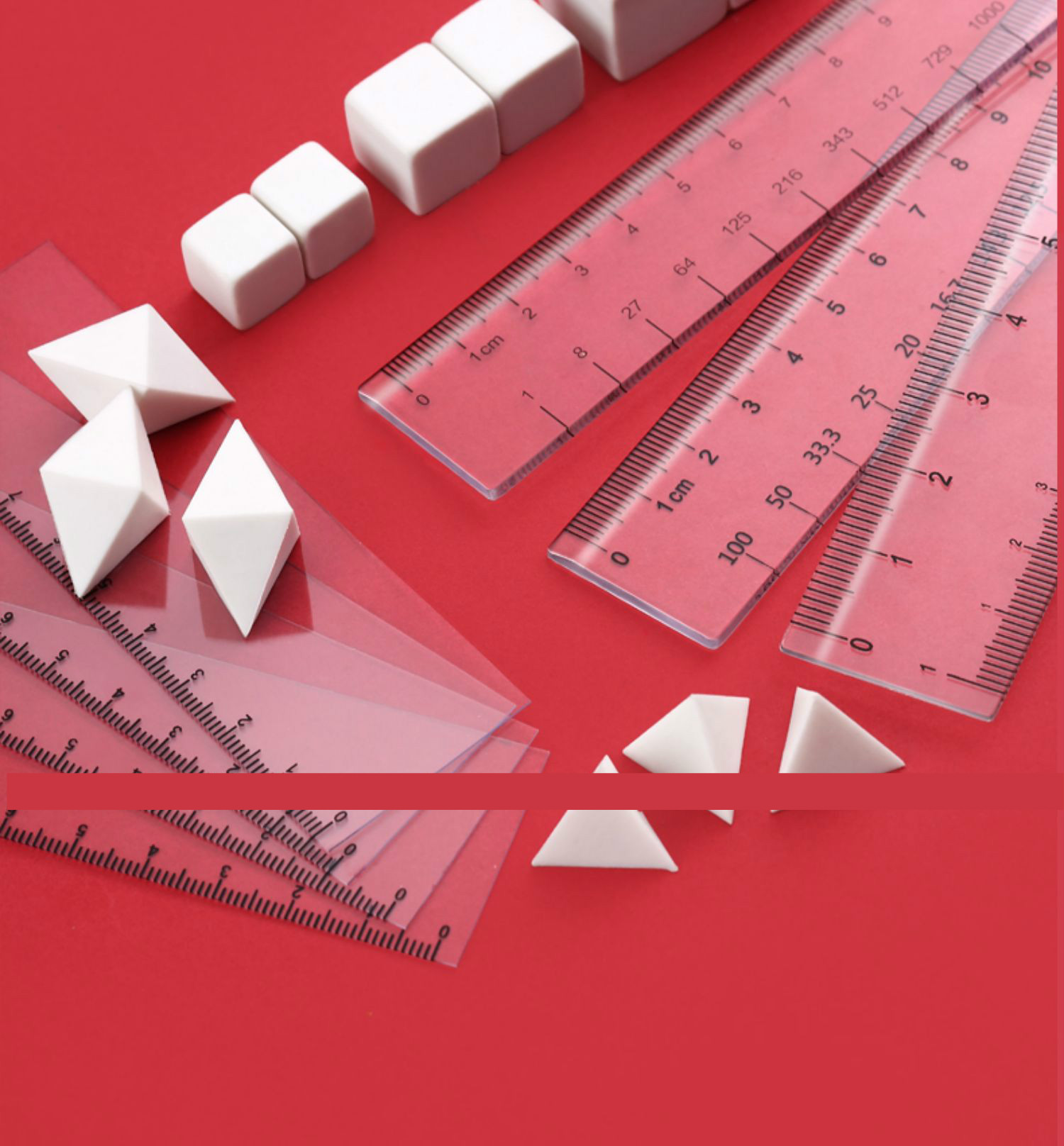 仁印 公考速算尺计算百分尺百化分直尺公务员考试专用尺子图推立体